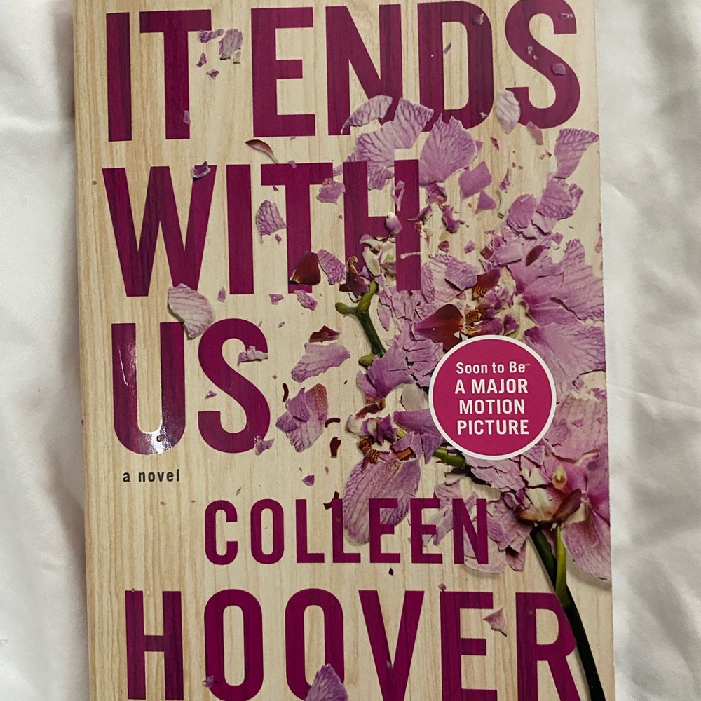 It Ends with Us paperback book. Good, used condition